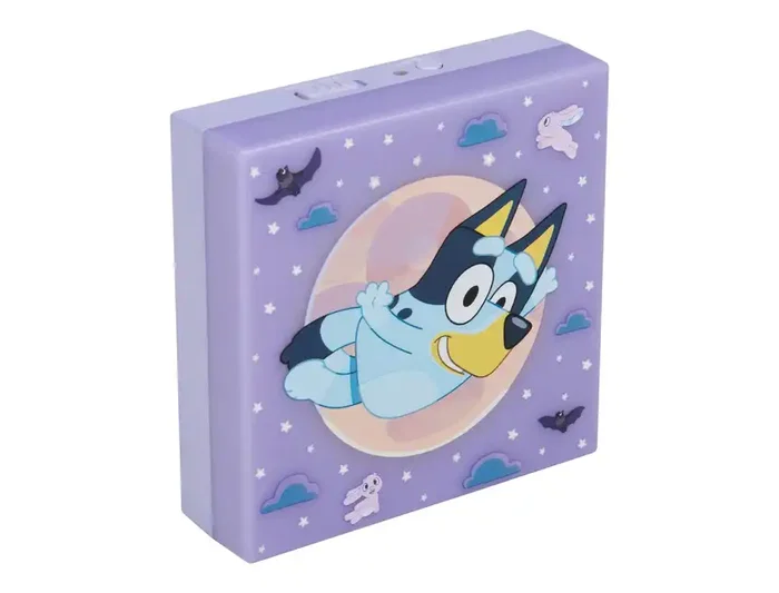 Wondee Lampara Bluey Cuadro, Luz Nocturna Adhesiva con Sensor y 3 Niveles de Brillo, 10 cm Wondee Lampara Bluey Cuadro, Luz Nocturna Adhesiva con Sensor y 3 Niveles de Brillo, 10 cm