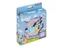 Wondee Lampara Bluey Cuadro, Luz Nocturna Adhesiva con Sensor y 3 Niveles de Brillo, 10 cm