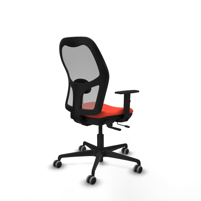 PIQUERAS Y CRESPO Silla de oficina Jorquera con mecanismo Sincro/Traslack, Naranja y Gris PIQUERAS Y CRESPO Silla de oficina Jorquera con mecanismo Sincro/Traslack, Naranja y Gris