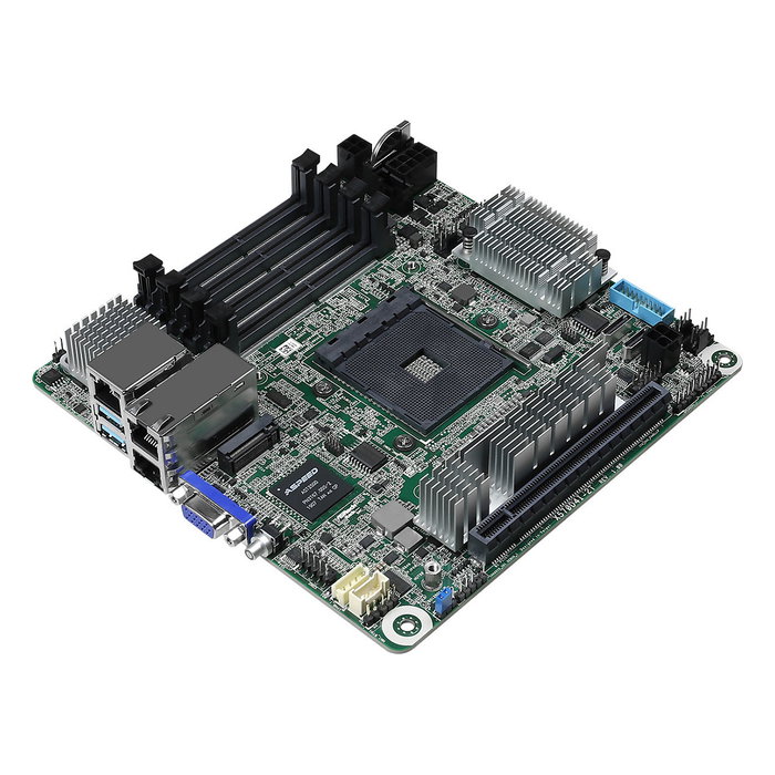 ASRock X570D4I-2T Placa Base mini-ITX Socket AM4, Chipset AMD X570, 10Gb Ethernet, 64 GB DDR4 SO-DIMM