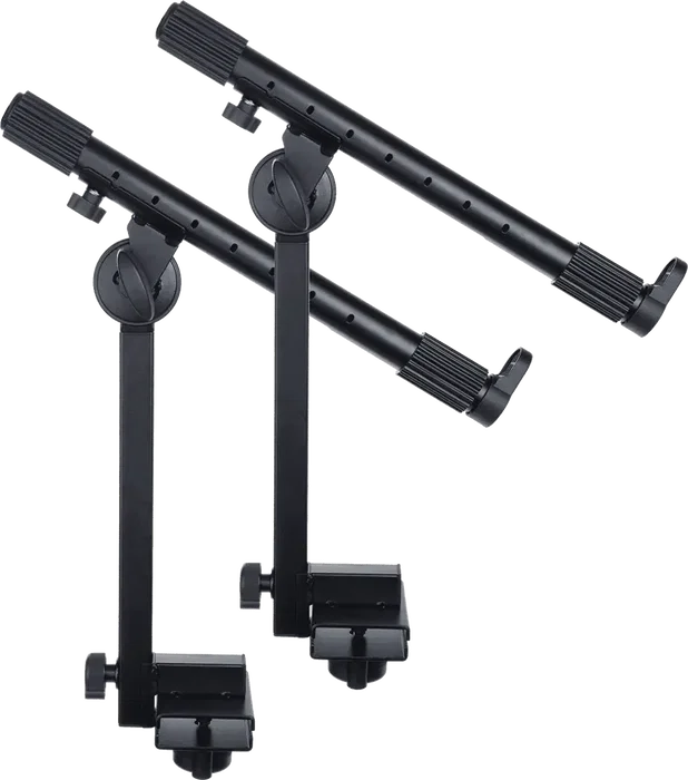 QUIKLOK Extensión 2ª Teclado Formato "Z" Acero Negro Altura Regulable 235-310mm Soporte Teclado