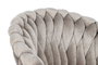 DKD Home Decor Silla de Poliéster y Metal Beige