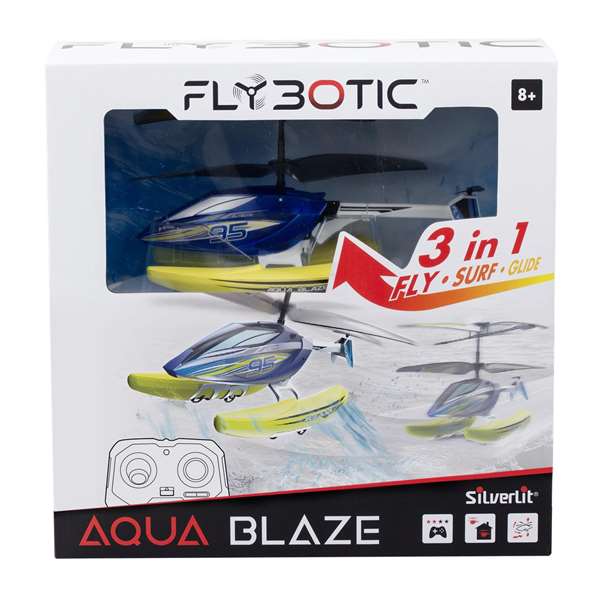 Helicóptero radio control aqua blaze 3 en 1. con 3 canales y mando de 2,4 ghz Helicóptero radio control aqua blaze 3 en 1. con 3 canales y mando de 2,4 ghz
