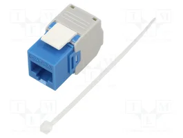 GOOBAY Módulo RJ45 Keystone Cat 6a Azul