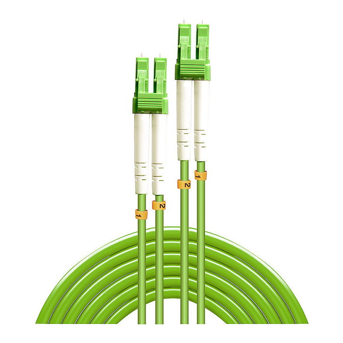 Lindy Cable de fibra óptica OM5 5m LC/LC Verde
