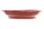 DKD Home Decor Bandeja Vaciapollos de Cerámica Granada Granate