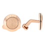 Chopard Gemelos Classic en metal dorado rosa con inserción rosa