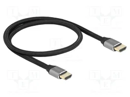 DeLOCK Cable HDMI Ultra High Speed 8K 60 Hz 48 Gbps 0,5 m Gris