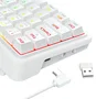 Redragon Draconic V2 K730W-RGB-PRO Teclado Mecánico Inalámbrico Gaming Blanco Layout Polaco