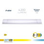 Edm Regleta LED Blanca 48W 3CCT 4200 lm 121,3 cm