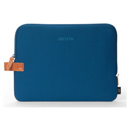 DICOTA D32154-RPET Funda para portátil de 14 pulgadas, color azul marino, fabricada con materiales reciclados
