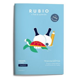 Cuaderno Rubio (Gallego) A4 Vacacions Infantil (+5 Años) (Set de 5)