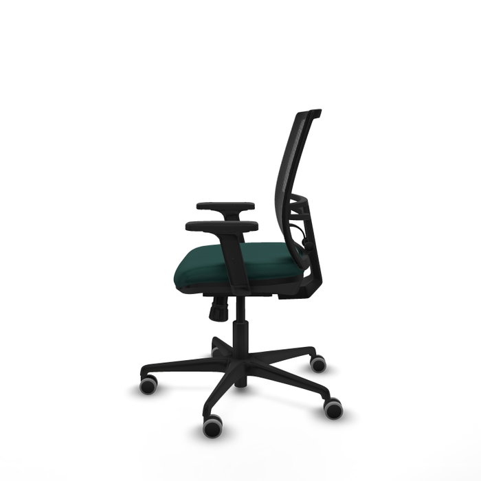 PIQUERAS Y CRESPO Silla de oficina Yunquera Verde botella con mecanismo Sincro PIQUERAS Y CRESPO Silla de oficina Yunquera Verde botella con mecanismo Sincro