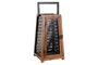 DKD Home Decor Portavelas Mango y Metal Natural 20x20x38