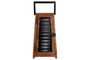 DKD Home Decor Portavelas Mango y Metal Natural 20x20x38