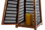 DKD Home Decor Portavelas Mango y Metal Natural 20x20x38