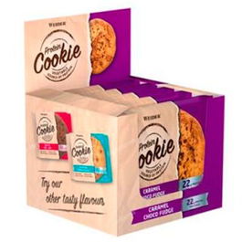 WEIDER Protein Cookie Caramel Choco Fudge 90Grx12Uds.
