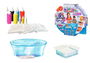 Smoby Aqua Gelz Set Deluxe con 9 Botes de Colores, 6 Moldes, 6 Sobres de Mezcla y Bol