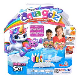 Smoby Aqua Gelz Set Deluxe con 9 Botes de Colores, 6 Moldes, 6 Sobres de Mezcla y Bol