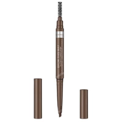 Rimmel London Brow This Way Lápiz de Cejas 02-medium brown Rimmel London Brow This Way Lápiz de Cejas 02-medium brown