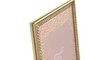 DKD Home Decor Marco de Fotos 10x15 Cristal Metal Rosa y Dorado
