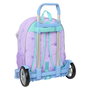 Mochila Escolar con Ruedas Frozen Spirit Lila 33 x 42 x 14 cm