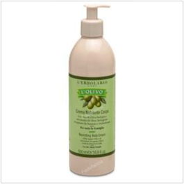 L'ERBOLARIO Crema Nutritiva con Aceite de Oliva Ecológico 500 ml - Sin Siliconas, Parabenos ni Vaselina - Cosmética Ecológica y Vegana