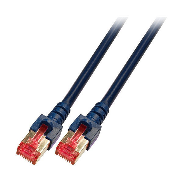 EFB Elektronik Patchkabel RJ45 Cat6 S/FTP 0,25m Negro