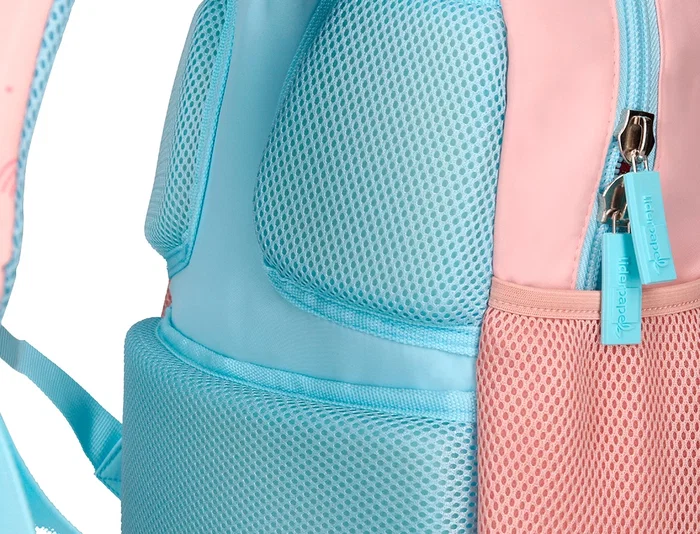 Liderpapel Mochila Escolar Multibolsillo Infantil Rosa Rainbows 350x110x270 mm