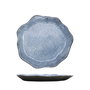 Summa Oyster Granilla Plato Llano 21 cm (Set de 6) Azul-Negro