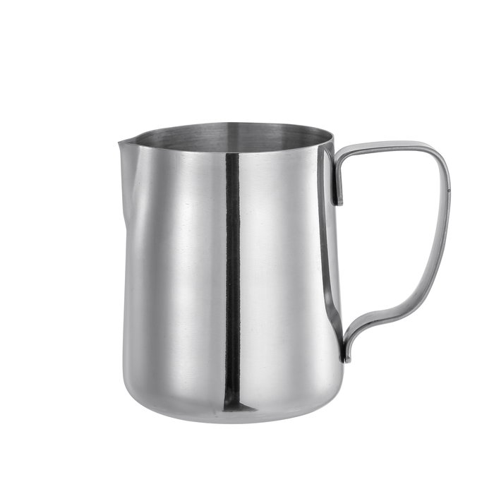 Inde Lechera Inox 330 ml My Bar - Capacidad 330 ml, Dimensiones 7,4 cm (Ancho) x 8,8 cm (Alto) x 10 cm (Largo) (24 Unidades)