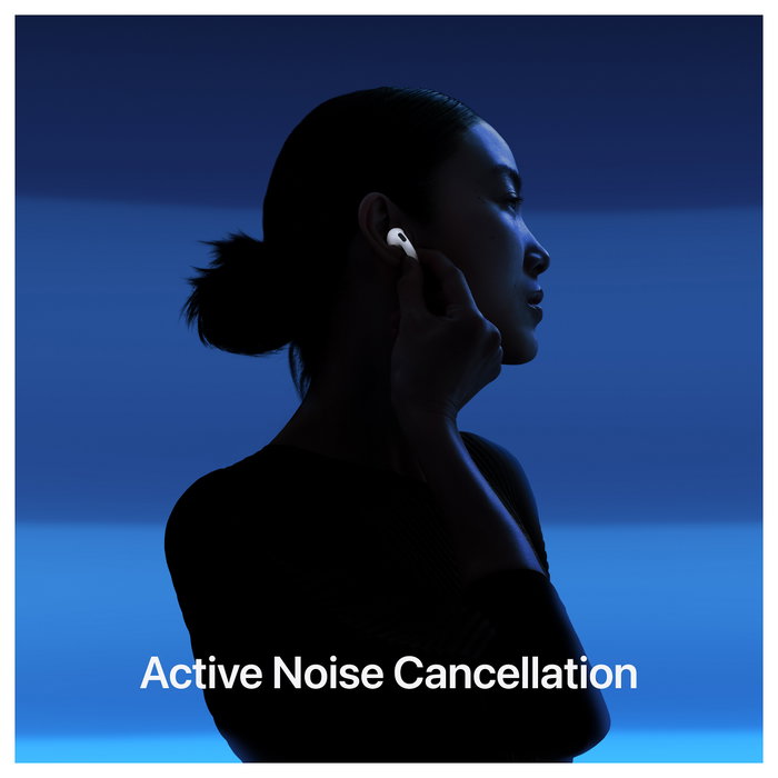 Apple AirPods 4 con Cancelación Activa de Ruido, Blanco