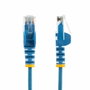 StarTech.com Cable de Red Ethernet CAT6 Delgado 10m Azul RJ45 Snagless
