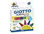 Giotto Plastilina Glitter Caja de 6 Unidades Colores Surtidos para Niños