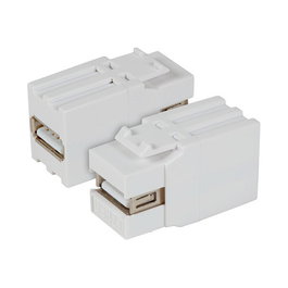 EFB Elektronik Adaptador Keystone EB498V2 USB 2.0 A - A Blanco