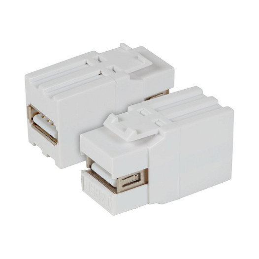 EFB Elektronik EB498V2 Adaptador Keystone USB 2.0 A - A Blanco EFB Elektronik EB498V2 Adaptador Keystone USB 2.0 A - A Blanco