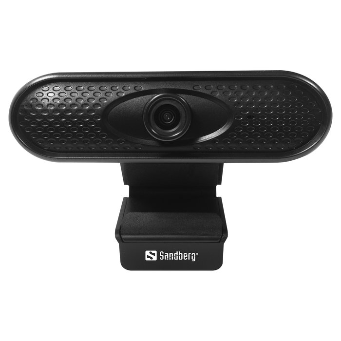 SANDBERG Webcam USB 1080P HD, 2 MP, 1920x1080@30fps, Micrófono Incorporado, Negro