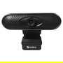 SANDBERG Webcam USB 1080P HD, 2 MP, 1920x1080@30fps, Micrófono Incorporado, Negro
