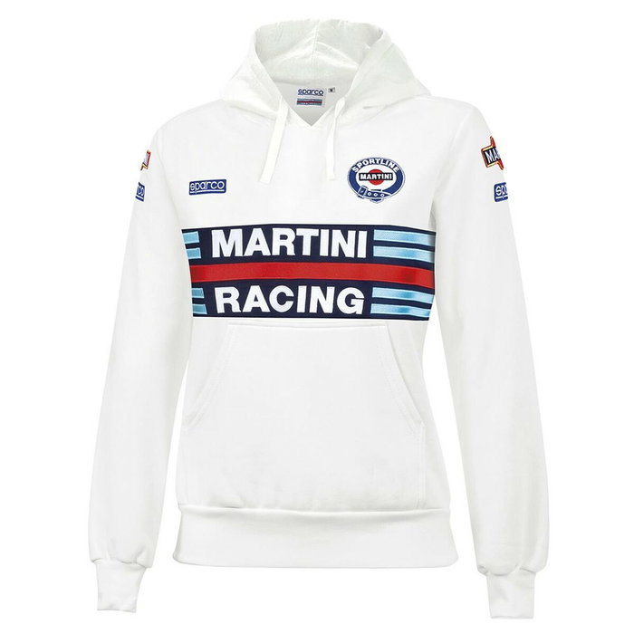 Sparco Sudadera Lady Martini-R Blanco Talla M Sparco Sudadera Lady Martini-R Blanco Talla M