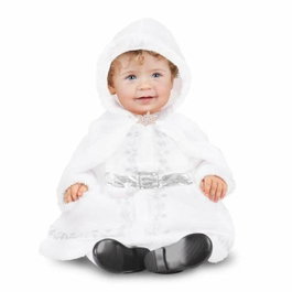 My Other Me Disfraz Monada Blanca Navidad con Vestido y Capucha, 12-24 M