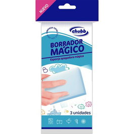 Limpiador Esponja Magica Chubb Multisuperficie Bolsa De 3