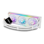 NOX Hummer M-360 LCD Kit Refrigeración Líquida 360mm ARGB Blanco