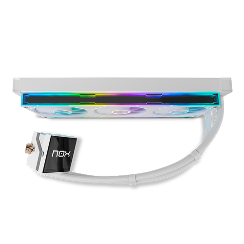 NOX Hummer M-360 LCD Kit Refrigeración Líquida 360mm ARGB Blanco