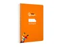 Liderpapel Cuaderno Espiral A5 Pautaguía Tapa Blanda 40 Hojas 75gr Cuadro Pautado 4mm Color Naranja