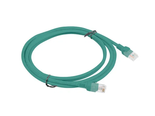 Lanberg Cable de Red Cat6 U/UTP 2m Verde RJ-45 PCU6-10CC-0200-G