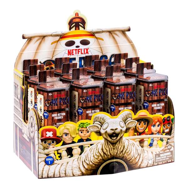 Moose Mini Figura de Acción One Piece, Surtido Aleatorio de Coleccionables (Luffy, Zoro, etc.), Idioma Español