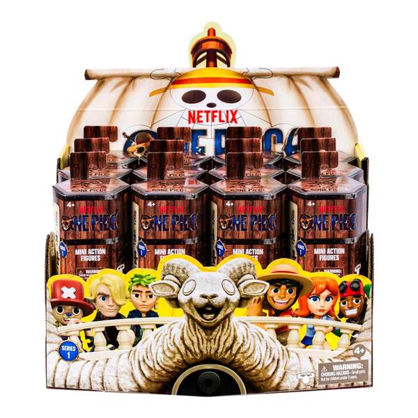 Moose Mini Figura de Acción One Piece, Surtido Aleatorio de Coleccionables (Luffy, Zoro, etc.), Idioma Español