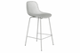 DKD Home Decor Taburete PP Metal Gris