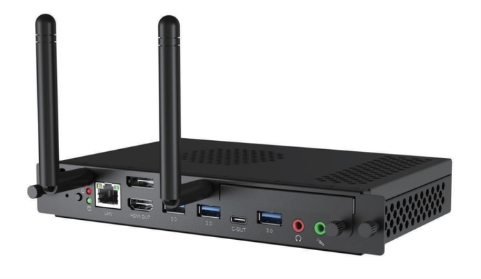 MAXHUB OPS72A-I5 Mini PC con Intel Core i5, 16 GB RAM y 256 GB SSD, Negro