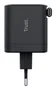 Trust Cargador USB-C Pared 65W con Cable Retráctil - Carga Rápida Power Delivery - Protección Sobrecalentamiento/Sobrecarga - 1 Puerto, Color Negro, Universal